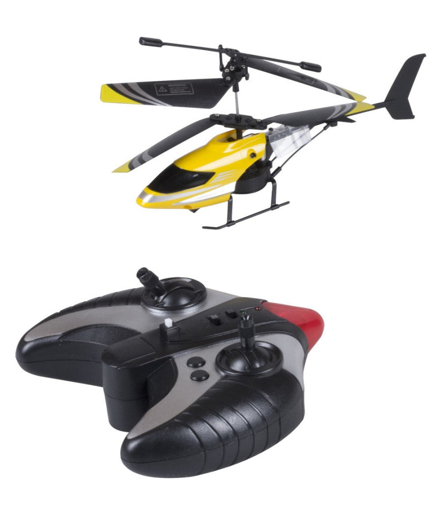 Elicottero Telecomandato 2 Canali Lungo 20 Cm Uso Interno Esterno Vari Colori         