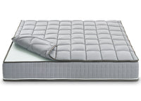 Materasso Singolo 80x190 Molle progressive - Alto 27 cm - Ortopedico - Sfoderabile - con topper Memory in OMAGGIO