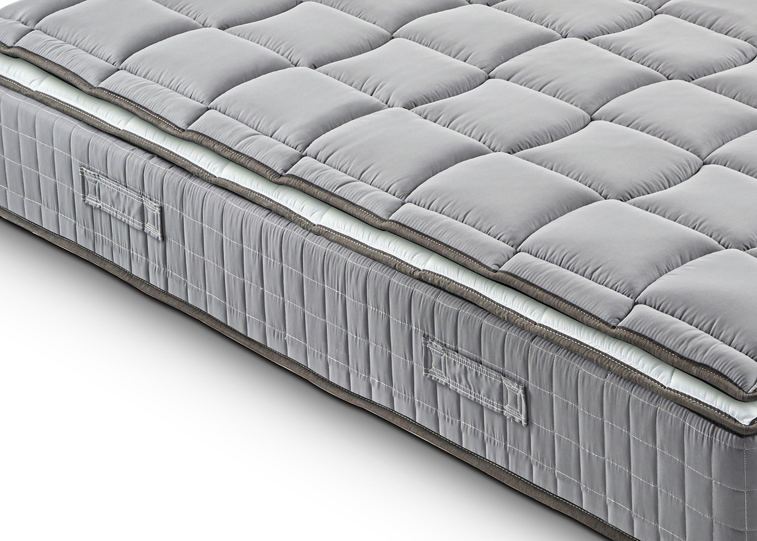 Materasso Matrimoniale 160x190 Molle progressive - Alto 27 cm - Ortopedico - Sfoderabile - con topper Memory in OMAGGIO