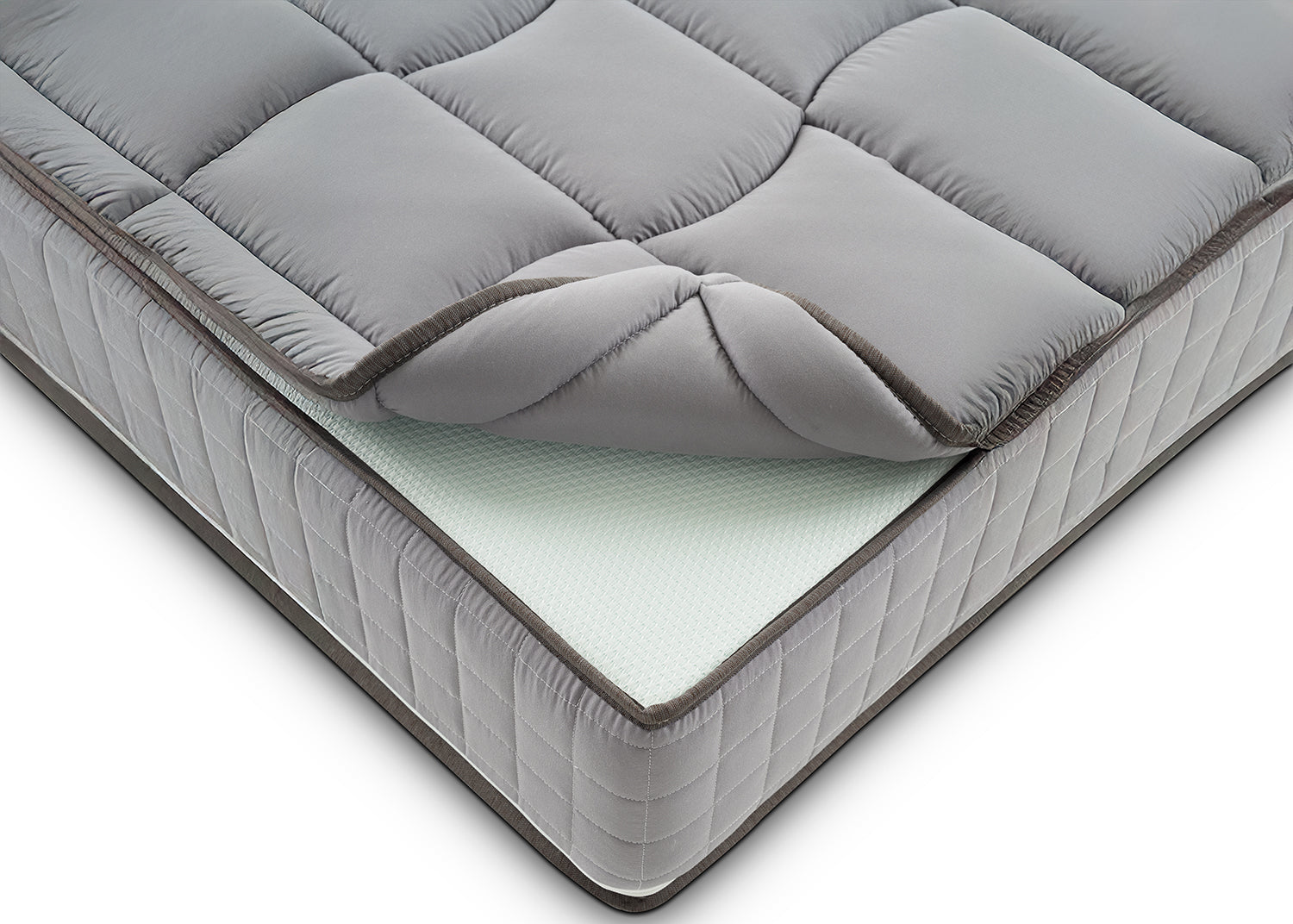 Materasso Piazza e Mezza 135x190 Molle progressive - Alto 27 cm - Ortopedico - Sfoderabile - con topper Memory in OMAGGIO