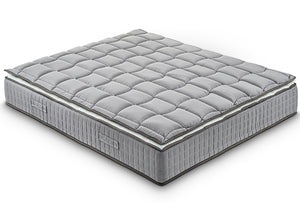 Materasso Singolo 70x190 Molle progressive - Alto 27 cm - Ortopedico - Sfoderabile - con topper Memory in OMAGGIO