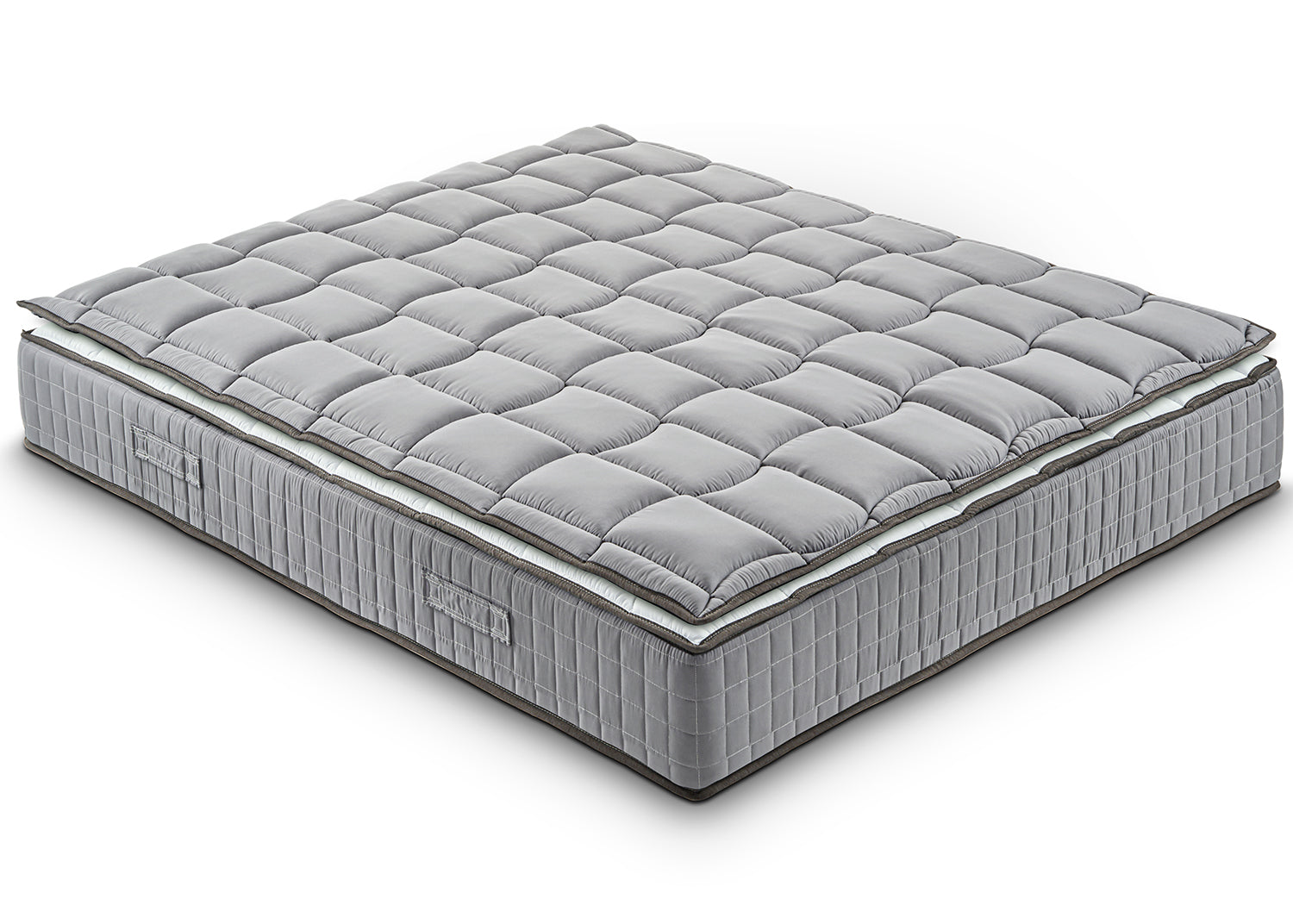 Materasso Singolo 80x190 Molle progressive - Alto 27 cm - Ortopedico - Sfoderabile - con topper Memory in OMAGGIO