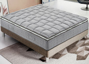 Materasso Singolo 80x190 Molle progressive - Alto 27 cm - Ortopedico - Sfoderabile - con topper Memory in OMAGGIO