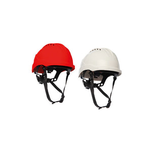 Elmetto Climax Curro rosso – 4 punti di ancoraggio – Protezione per lavori in quota