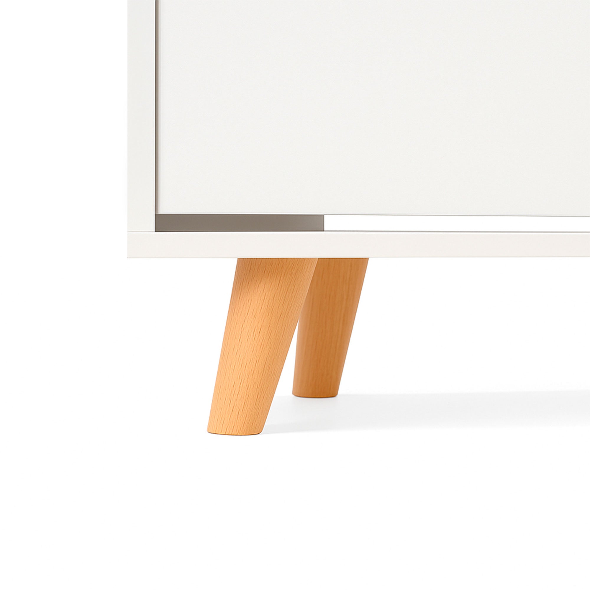 Emma - Scarpiera Salvaspazio 2 Ante 55x82x25 cm 12 Paia in Legno Bianco