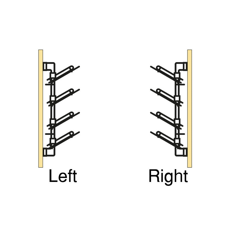 Emuca Appendiabiti estraibile Quartz, Tecnoplastica e Alluminio, Titanio