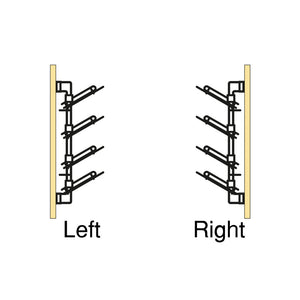 Emuca Appendiabiti estraibile Quartz, Tecnoplastica e Alluminio, Titanio
