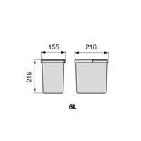 Emuca Asse da stiro pieghevole e Tavola da stiro estraibile per mobili. Modello: Iron Alu, Alluminio, Grigio antracite