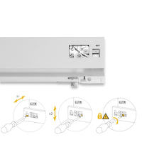 Emuca Cassetto esterno Protone 30kg, guide di estrazione totale con una chiusura soft, altezza 93mm, profondità 450mm..
