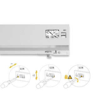 Emuca Cassetto esterno Protone 30kg, guide di estrazione totale con una chiusura soft, altezza 93mm, profondità 500mm..