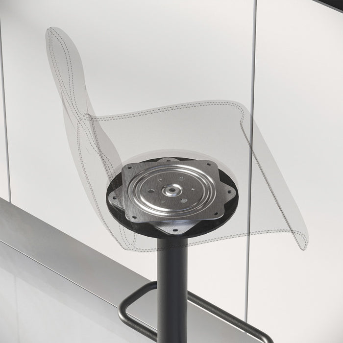 Emuca Cassetto esterno Vertex 40kg altezza 131mm, profondità 450mm, Acciaio, Grigio antracite