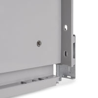 Emuca Cassetto esterno Vertex con regolazione 3D altezza 178mm, 40kg, profondità 350mm, Acciaio, Grigio antracite