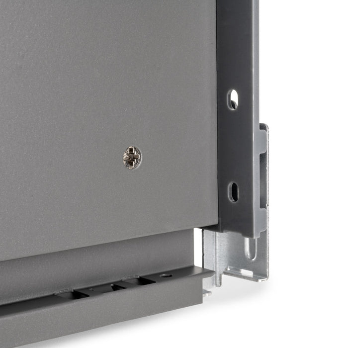 Emuca Cassetto esterno Vertex con regolazione 3D altezza 178mm, 40kg, spessore del pannello di 18mm, profondità 500mm..