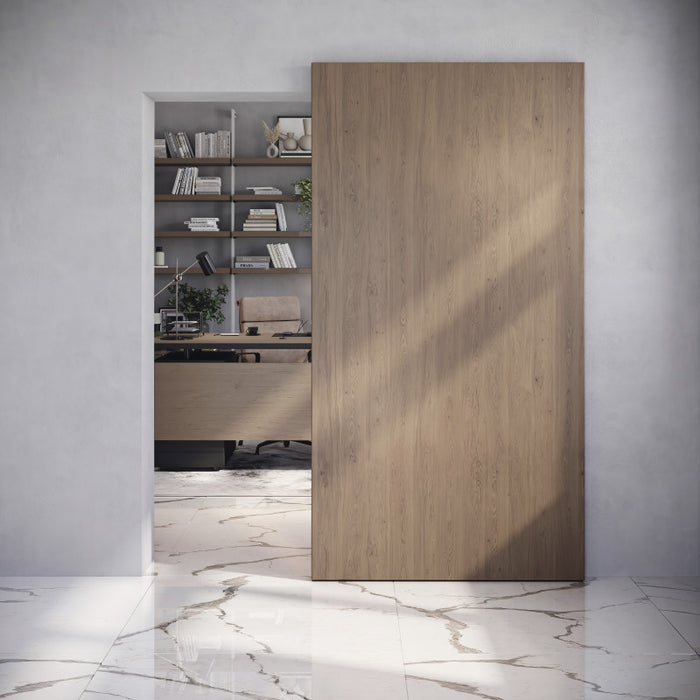 Emuca Colonna passacavi Pipe 4, Tecnoplastica, Verniciato alluminio