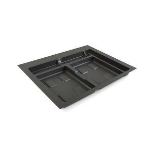 Emuca Kit di 2 profili superiori Gola per mobili da cucina, lunghezza 2,35m, con accessori, Alluminio, Anodizzato opaco
