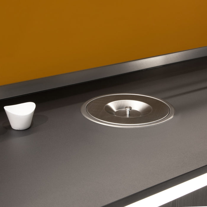 Emuca Kit di contenitori per la raccolta differenziata per cassetti da cucina Recycle Altezza Recycle 266 mm, 2x15 lt,..