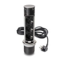 Emuca Lotto di 10 interruttori da incasso D21x21, Tecnoplastica, Bianco