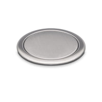 Emuca Lotto di 10 interruttori da incasso D21x21, Tecnoplastica, Bianco