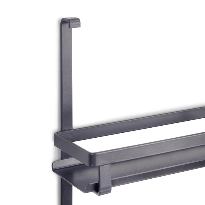 Emuca Lotto di 2 Zoccolo da cucina Plasline con accessori, altezza 100 mm, 2 barre lunghezza 2,35 m, Tecnoplastica, Nera