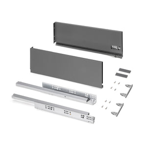 Emuca Set di meccanismi di sollevamento per tavolino, che permette di sollevare il tavolo di 135 mm, Acciaio, Vernicia..