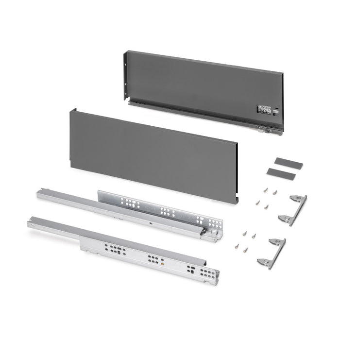 Emuca Set di meccanismi di sollevamento per tavolino, che permette di sollevare il tavolo di 135 mm, Acciaio, Vernicia..