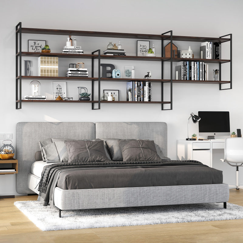 Emuca Set di telai per scaffali Lader, altezza 1790 mm, Acciaio, Verniciato nero