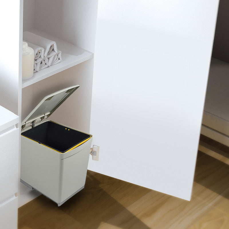 Emuca Sistema estraibile Harmony per mobili da cucina, Destra, Acciaio e Legno, Grigio antracite