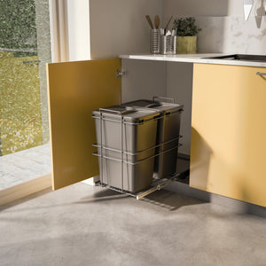 Emuca Tavola da stiro pieghevole a muro Iron Wall, girevole 180gr, acciaio e legno, Bianco