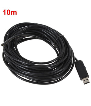 Endoscopio Usb Telecamera Flessibile 4 Led 10mm 10 Metri Impermeabile Sonda         