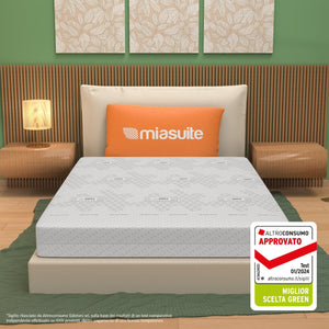Materasso Sfoderabile alla Francese 140x195, alto 20 cm - Indeformabile, a 7 zone differenziate. Enduro