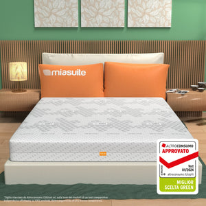 Materasso Sfoderabile Matrimoniale 165x200, alto 20 cm - Indeformabile, a 7 zone differenziate. Enduro