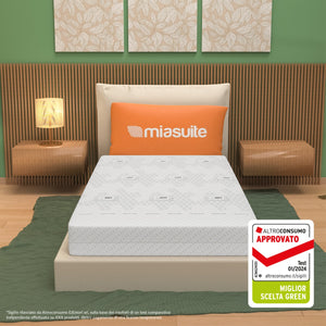 Materasso Sfoderabile Una Piazza e Mezza 120x195, alto 20 cm - Indeformabile, a 7 zone differenziate. Enduro