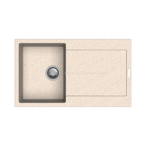 Enigma D100 lavello vasca e gocciolatoio avena