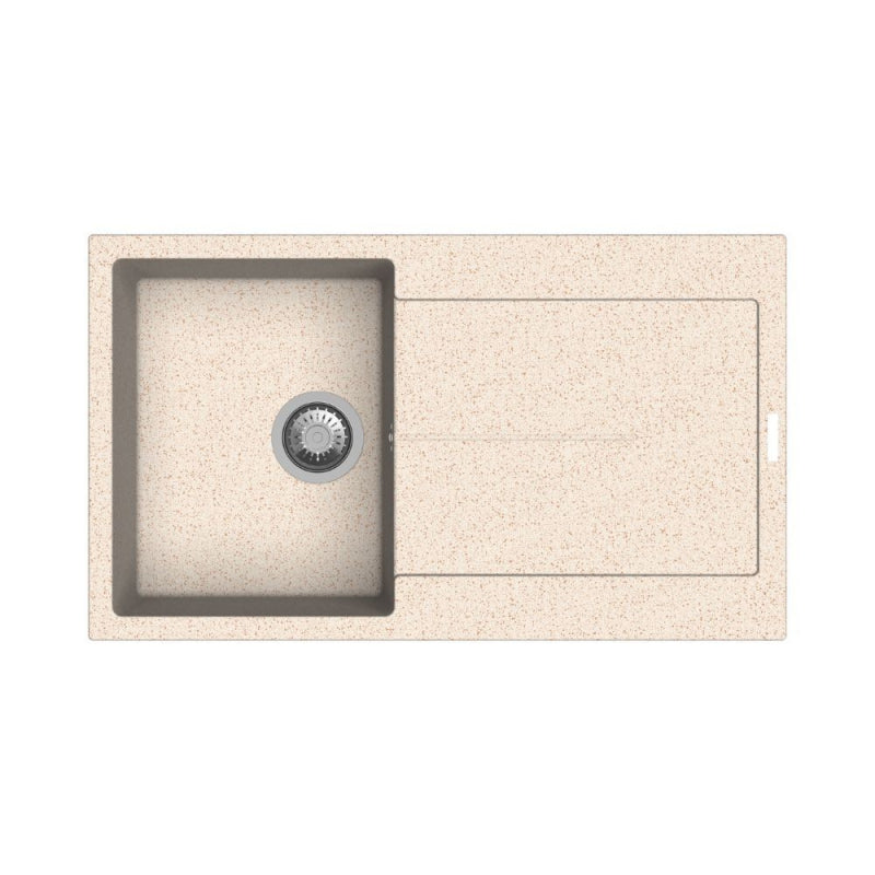 Enigma D100 lavello vasca e gocciolatoio avena