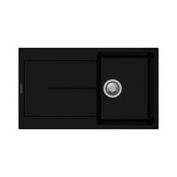 Enigma D100 lavello vasca e gocciolatoio nero