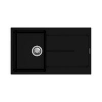 Enigma D100 lavello vasca e gocciolatoio nero