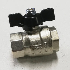 Enolgas valvola sfera saracinesca 3/4 ff leva corta nera