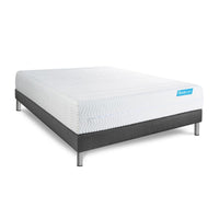 Pacchetto letto completo - Materasso 140x190cm + Box spring con doghe (kit) + 2 cuscini + Piumino - Biocare