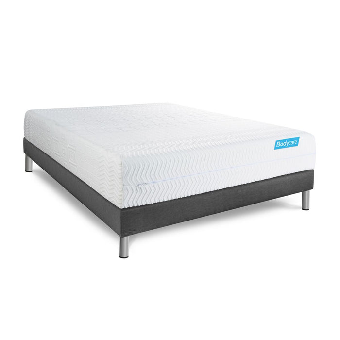 Pacchetto letto completo - Materasso 140x190cm + Box spring con doghe (kit) + 2 cuscini + Piumino - Biocare