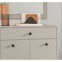 Set completo d''ingresso LUNA - Beige opaco - 3 elementi - 195x190x35 cm