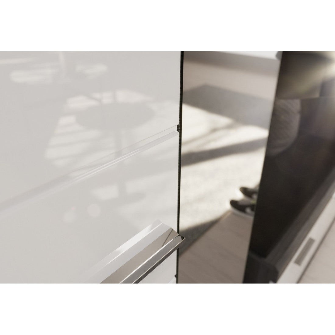 Set d''ingresso SCOTT – Mobili di stoccaggio con specchio e appendiabiti