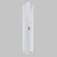 Set di 2 mobili da bagno collezione CHIC in colori bianco e dorato. Mobile sotto lavabo.