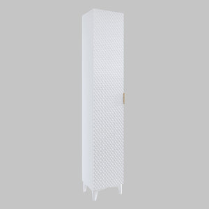 Set di 2 mobili da bagno collezione CHIC in colori bianco e dorato. Mobile sotto lavabo.