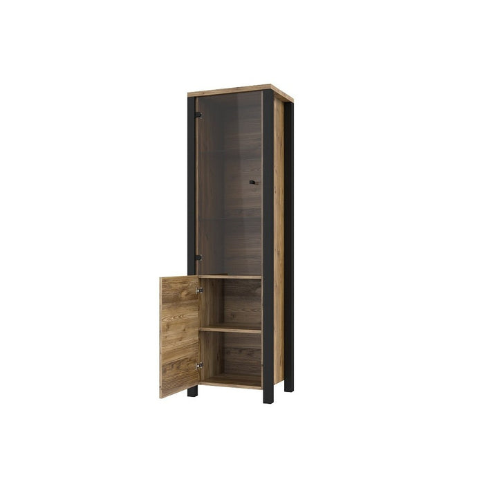 Set di 6 mobili da salotto DARWIN - Abete e nero