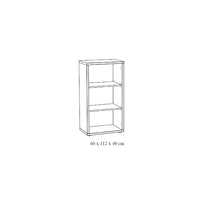 Set di 8 mobili da ufficio professionale colore bianco collezione SOON