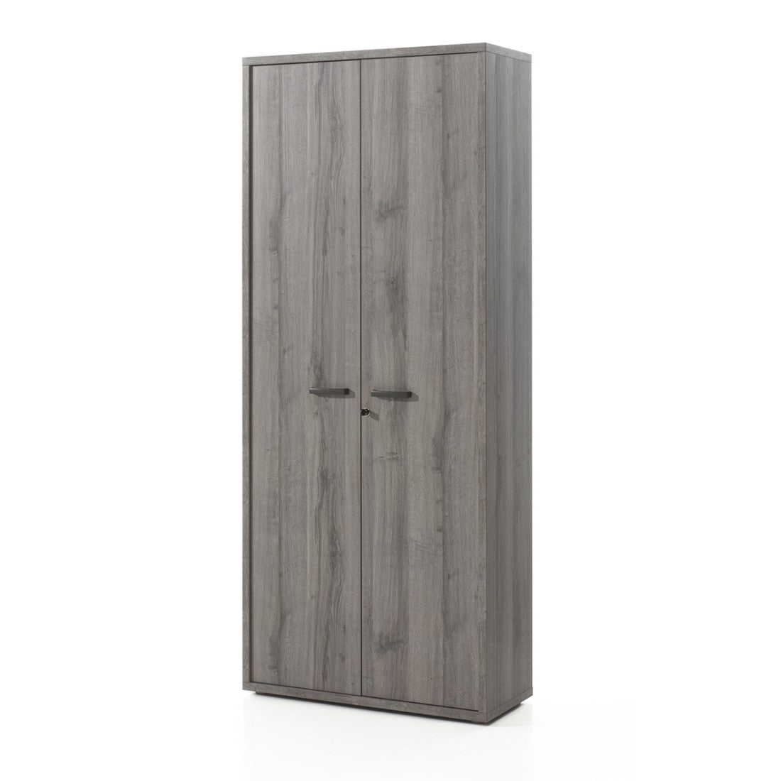 Set di 8 mobili da ufficio professionale color grigio effetto legno collezione SOON