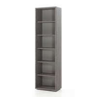 Set di 8 mobili da ufficio professionale color grigio effetto legno collezione SOON