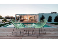 Set da giardino Acapulco "Liana" - 2 posti - Verde chiaro
