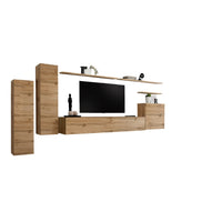 Set di mobili da soggiorno collezione SWITCH I design, colore quercia Wotan.
