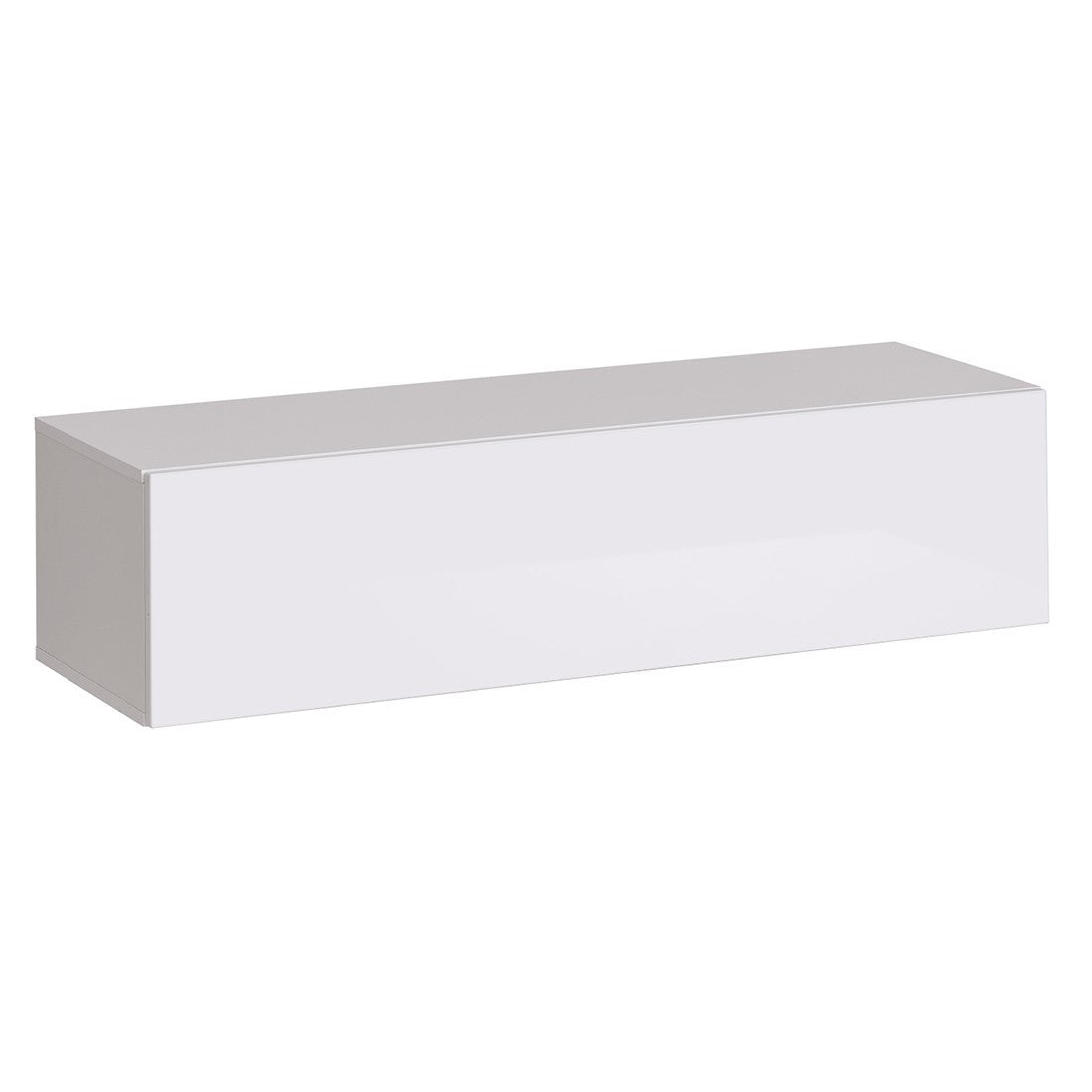 Set di mobili da soggiorno della collezione SWITCH VII, colore bianco e quercia con finiture fresate.